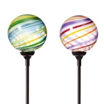 Solar ball stick light