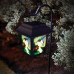 Solar dragonfly lantern stake