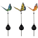 Solar butterfly stake